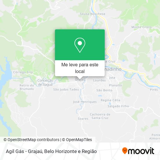 Agil Gás - Grajaú mapa