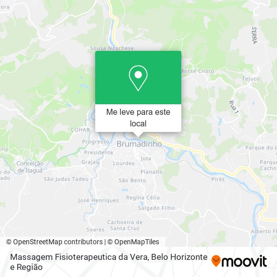 Massagem Fisioterapeutica da Vera mapa