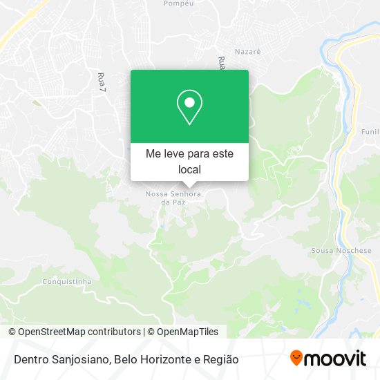 Dentro Sanjosiano mapa