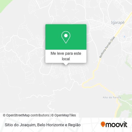 Sítio do Joaquim mapa