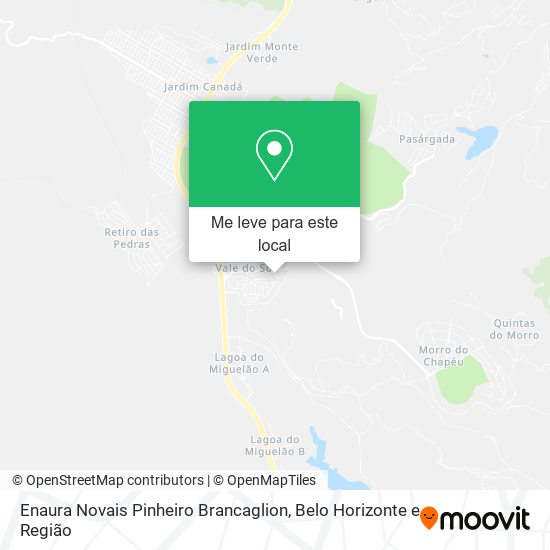 Enaura Novais Pinheiro Brancaglion mapa