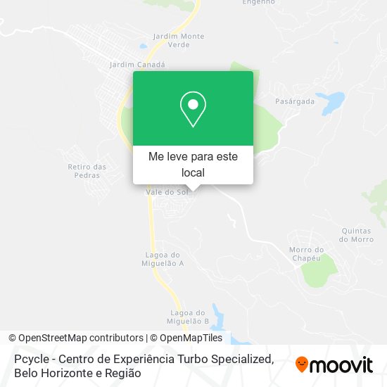 Pcycle - Centro de Experiência Turbo Specialized mapa