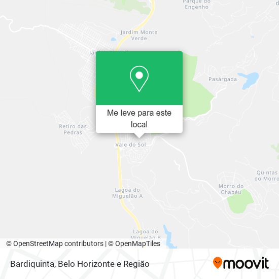 Bardiquinta mapa