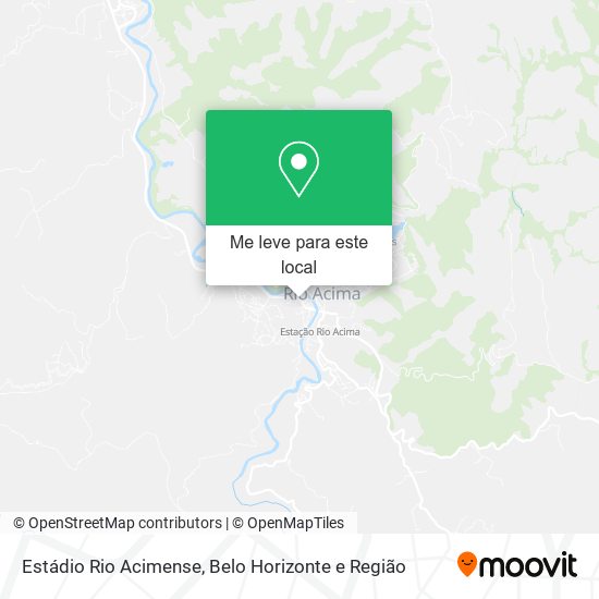 Estádio Rio Acimense mapa
