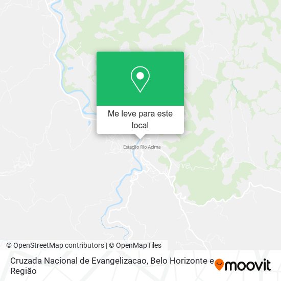 Cruzada Nacional de Evangelizacao mapa