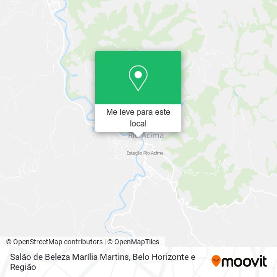Salão de Beleza Marília Martins mapa