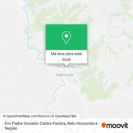 Em Padre Osvaldo Carlos Pereira mapa