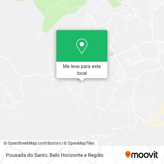 Pousada do Santo mapa