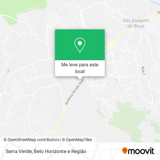 Serra Verde mapa