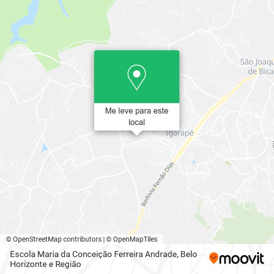 Escola Maria da Conceição Ferreira Andrade mapa