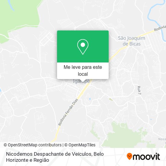 Nicodemos Despachante de Veículos mapa