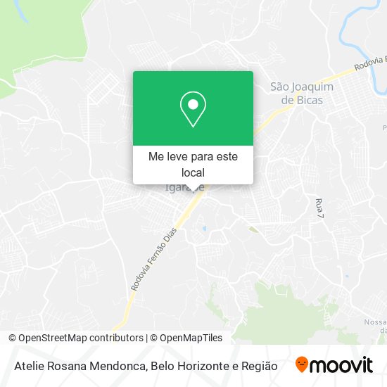 Atelie Rosana Mendonca mapa