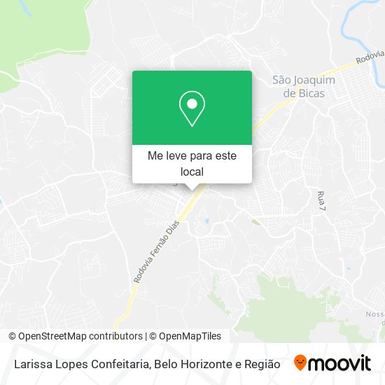 Larissa Lopes Confeitaria mapa
