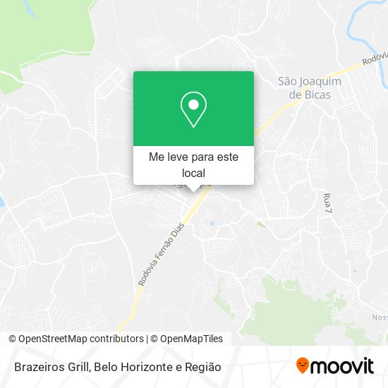 Brazeiros Grill mapa