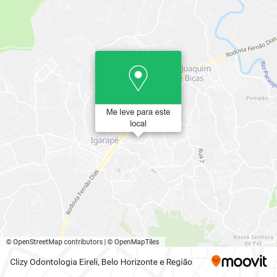 Clizy Odontologia Eireli mapa
