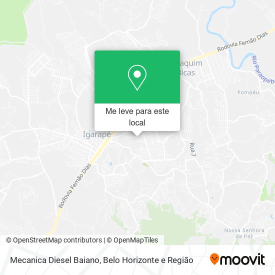 Mecanica Diesel Baiano mapa