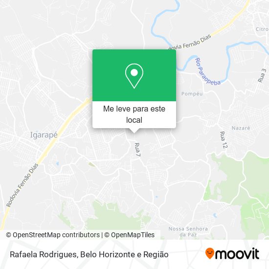 Rafaela Rodrigues mapa