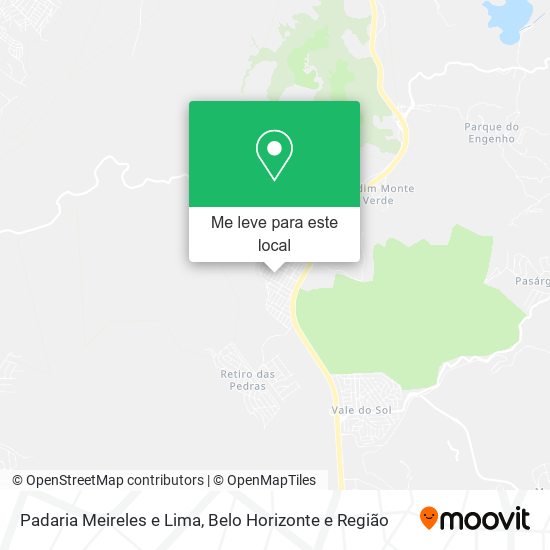 Padaria Meireles e Lima mapa