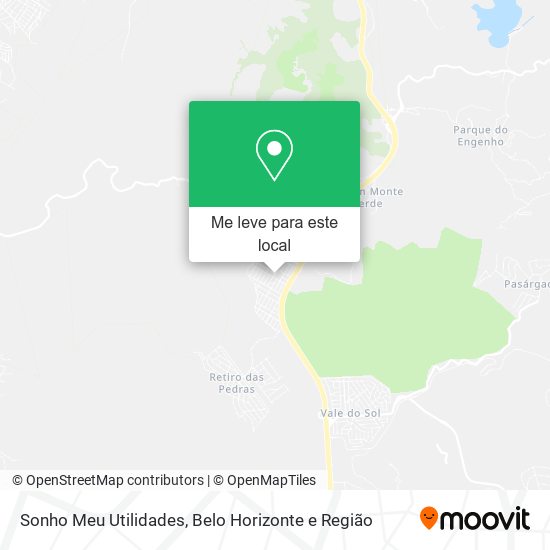 Sonho Meu Utilidades mapa
