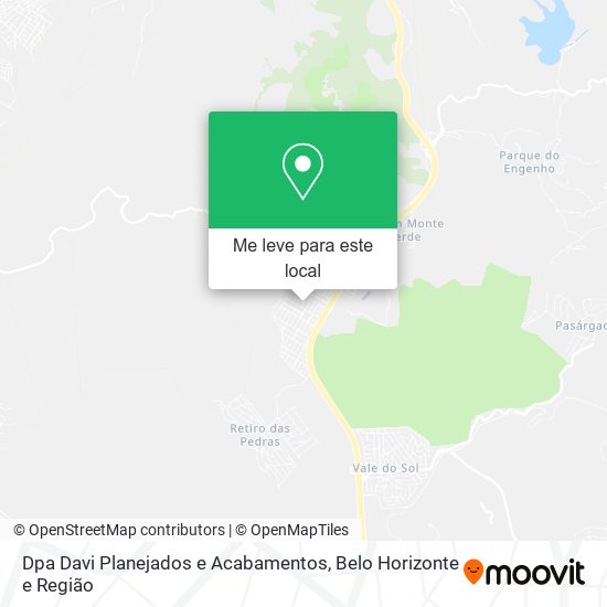 Dpa Davi Planejados e Acabamentos mapa