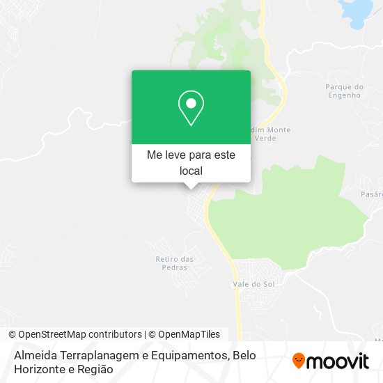 Almeida Terraplanagem e Equipamentos mapa