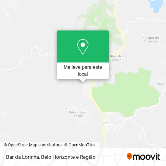 Bar da Lorinha mapa