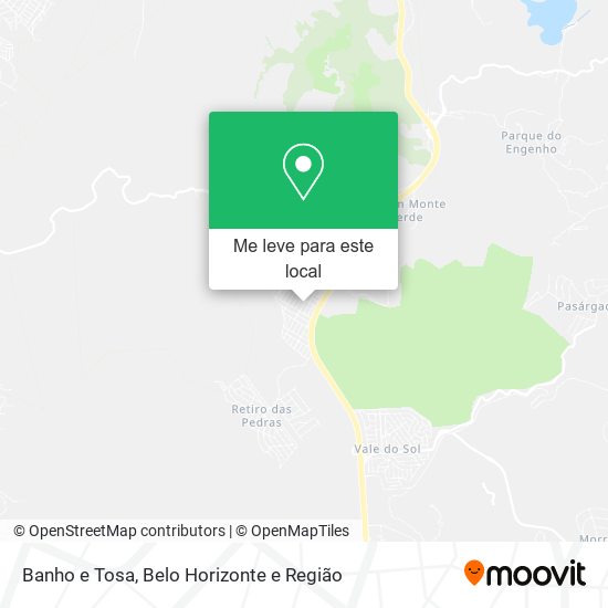 Banho e Tosa mapa