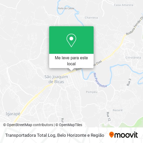 Transportadora Total Log mapa