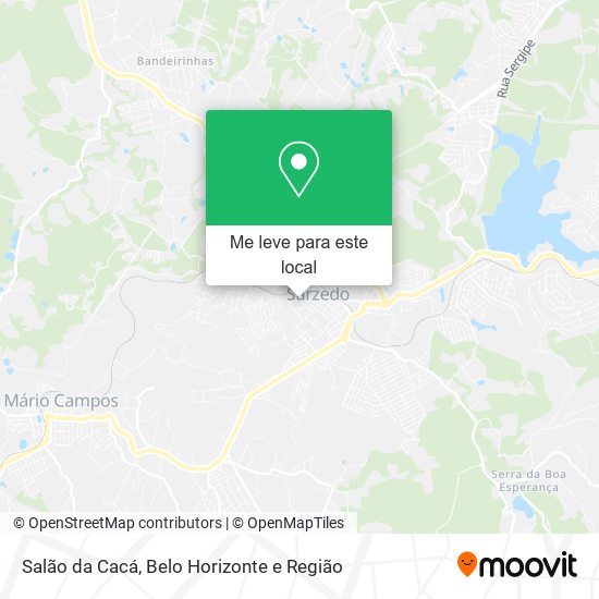 Salão da Cacá mapa
