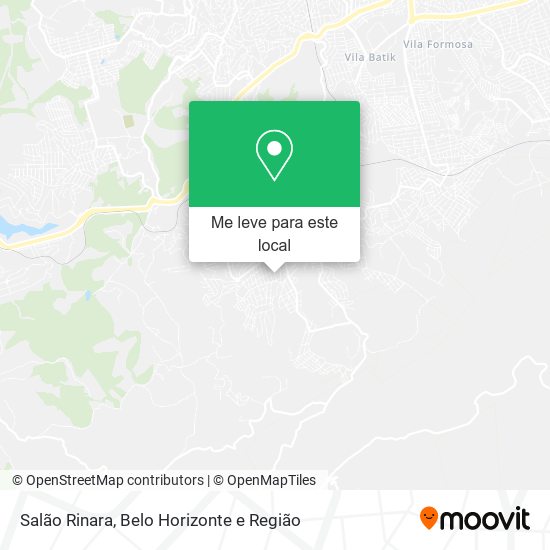 Salão Rinara mapa