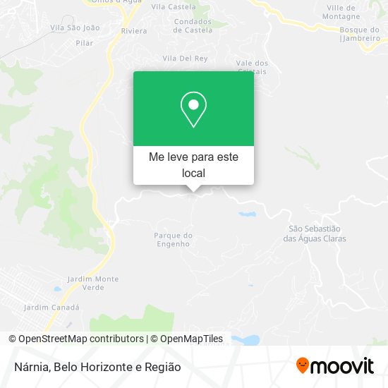 Nárnia mapa