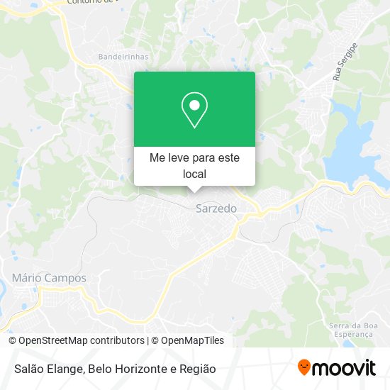 Salão Elange mapa