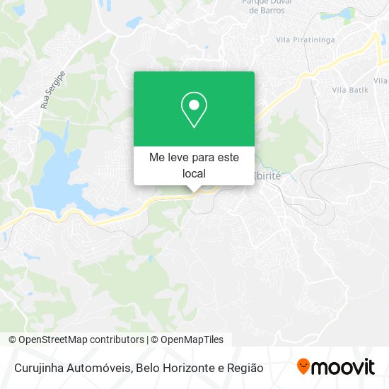 Curujinha Automóveis mapa