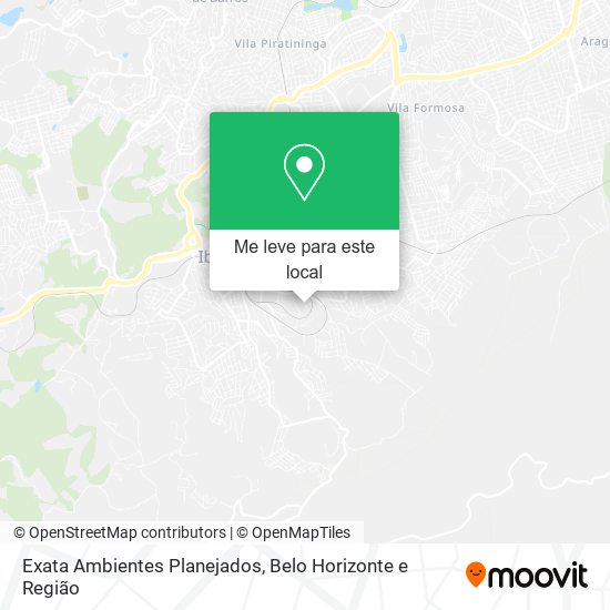 Exata Ambientes Planejados mapa