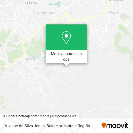 Viviane da Silva Jesus mapa