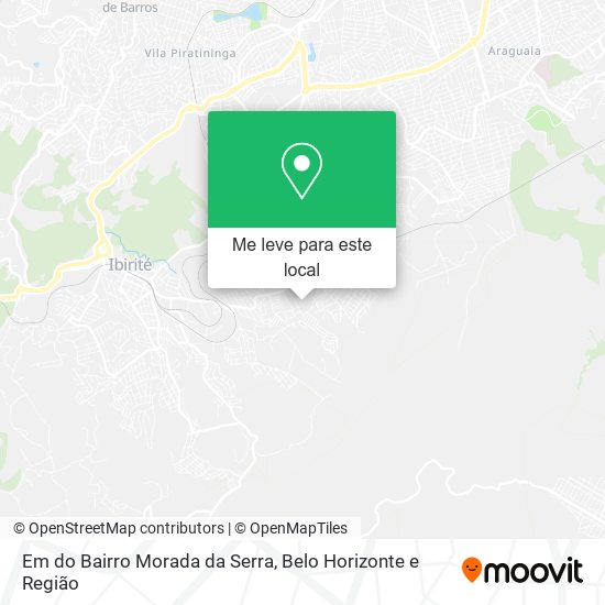 Em do Bairro Morada da Serra mapa