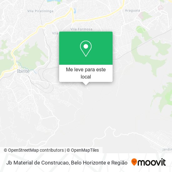Jb Material de Construcao mapa