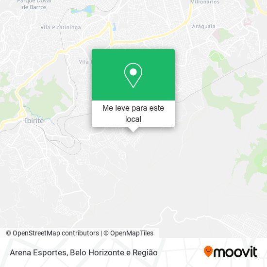 Arena Esportes mapa