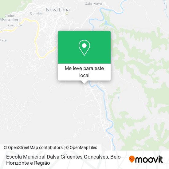 Escola Municipal Dalva Cifuentes Goncalves mapa