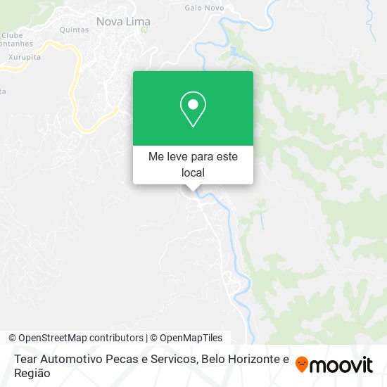 Tear Automotivo Pecas e Servicos mapa