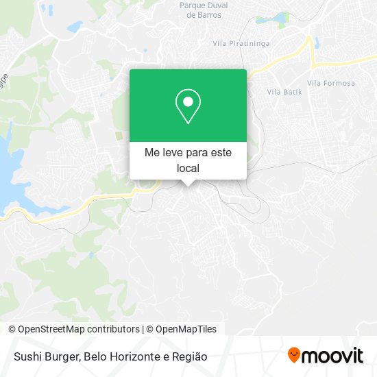 Sushi Burger mapa