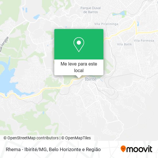 Rhema - Ibirité/MG mapa