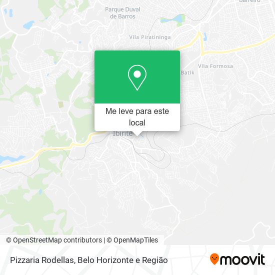Pizzaria Rodellas mapa