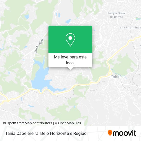 Tânia Cabelereira mapa