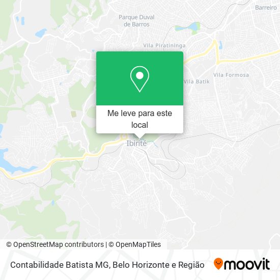 Contabilidade Batista MG mapa