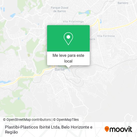 Plastibi-Plásticos Ibirité Ltda mapa