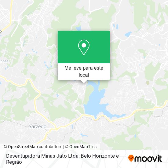 Desentupidora Minas Jato Ltda mapa