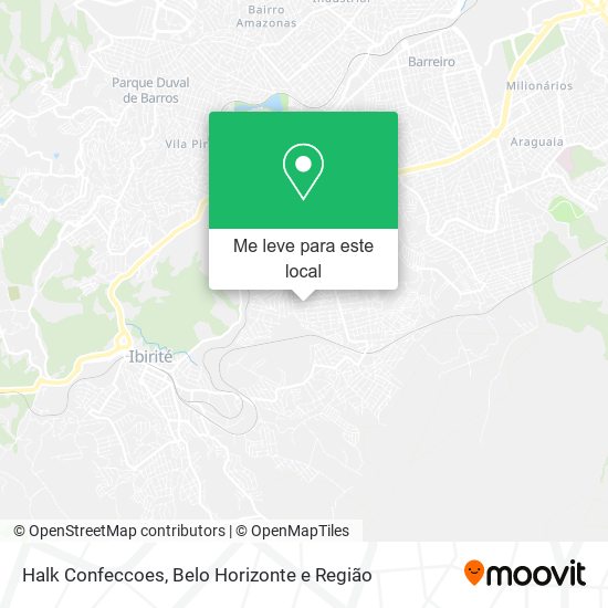 Halk Confeccoes mapa