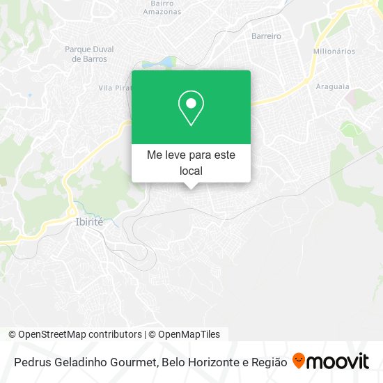 Pedrus Geladinho Gourmet mapa