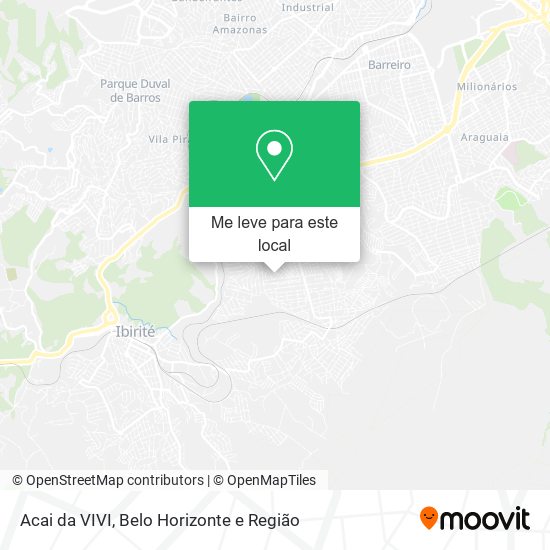 Acai da VIVI mapa